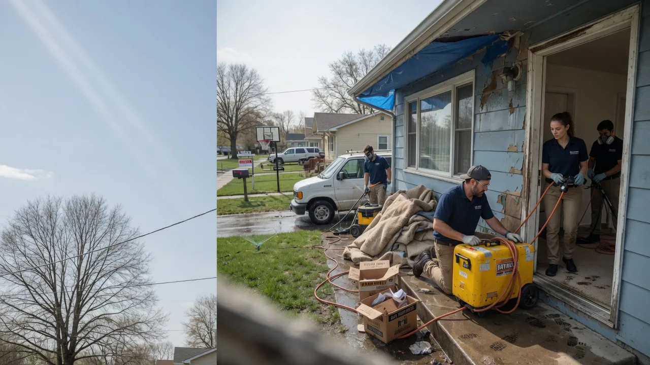 Basement Flood Cleanup in Rossville, KS near me